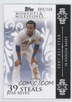 Jose Reyes (2007 All-Star - 78 Stolen Bases) #/150