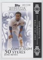 Jose Reyes (2007 All-Star - 78 Stolen Bases) #/150