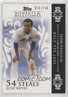 Jose Reyes (2007 All-Star - 78 Stolen Bases) #/150