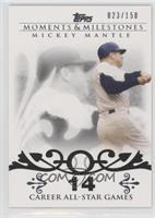 Mickey Mantle (20 Career All-Star Game Selections) #/150