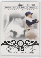 Mickey Mantle (20 Career All-Star Game Selections) #/150
