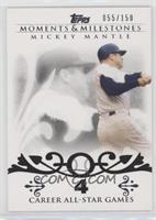 Mickey Mantle (20 Career All-Star Game Selections) #/150