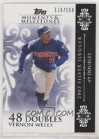 Vernon Wells (2003 Silver Slugger - 49 Doubles) #/150