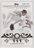 Greg Maddux (Career Milestone - 300 Wins (347 Total)) #/150