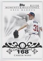 Greg Maddux (Career Milestone - 300 Wins (347 Total)) #/150