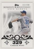 Greg Maddux (Career Milestone - 300 Wins (347 Total)) #/150