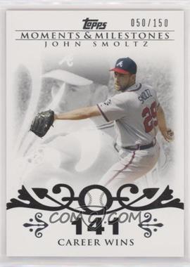 2008 Topps Moments & Milestones - [Base] #84-141 - John Smoltz (2007 - 200 Career Wins (207 Total)) /150