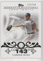 John Smoltz (2007 - 200 Career Wins (207 Total)) #/150