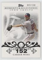 John Smoltz (2007 - 200 Career Wins (207 Total)) #/150