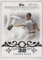 John Smoltz (2007 - 200 Career Wins (207 Total)) #/150
