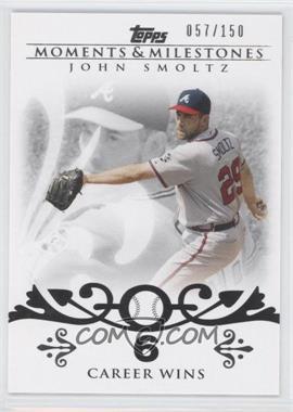 2008 Topps Moments & Milestones - [Base] #84-6 - John Smoltz (2007 - 200 Career Wins (207 Total)) /150