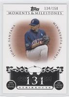 Johan Santana (2006 AL Cy Young - 245 Strikeouts) #/150