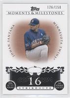 Johan Santana (2006 AL Cy Young - 245 Strikeouts) #/150