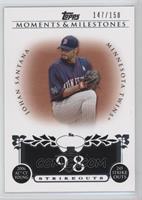 Johan Santana (2006 AL Cy Young - 245 Strikeouts) #/150