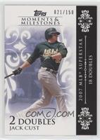 Jack Cust (2007 MLB Superstar - 18 Doubles) #/150