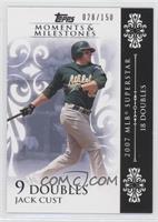 Jack Cust (2007 MLB Superstar - 18 Doubles) #/150