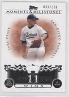 Jake Peavy (2007 Triple Crown Pitching - 19 Wins) #/150