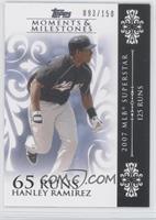 Hanley Ramirez (2007 MLB Superstar - 125 Runs) #/150