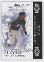 Hanley Ramirez (2007 MLB Superstar - 125 Runs) #/150