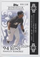 Hanley Ramirez (2007 MLB Superstar - 125 Runs) #/150