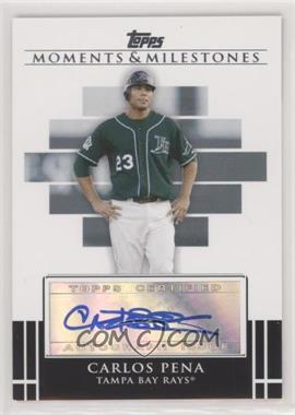 2008 Topps Moments & Milestones - Milestone Autographs #MA-CP - Carlos Pena