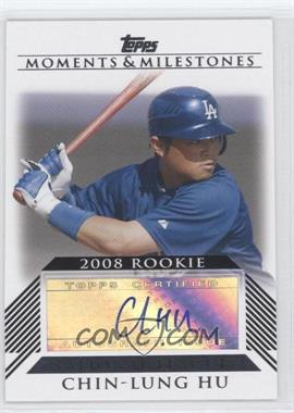 2008 Topps Moments & Milestones - Rookie Autographs #RA-CH - Chin-Lung Hu