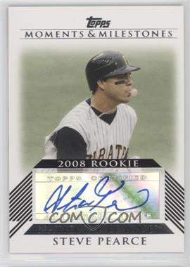 2008 Topps Moments & Milestones - Rookie Autographs #RA-SP - Steven Pearce