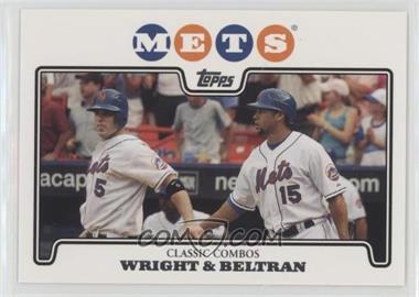 2008 Topps New York Mets Gift Set - [Base] #49 - Classic Combos - David Wright, Carlos Beltran