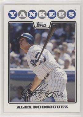 2008 Topps New York Yankees - [Base] #NYY1 - Alex Rodriguez