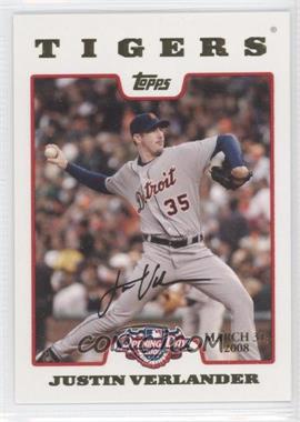 2008 Topps Opening Day - [Base] - Opening Day Edition #149 - Justin Verlander /2199