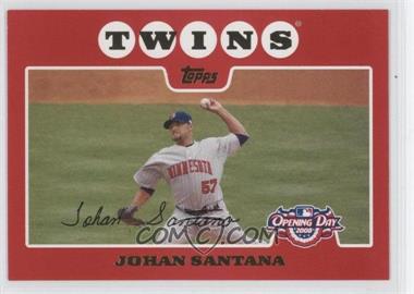 2008 Topps Opening Day - [Base] #52 - Johan Santana