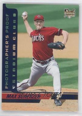 2008 Topps Stadium Club - [Base] - Blue Photographer's Proof #140.1 - Max Scherzer (Facing Camera) /99