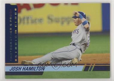 2008 Topps Stadium Club - [Base] - Blue Photographer's Proof #53 - Josh Hamilton /99