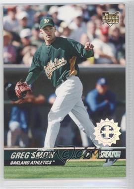 2008 Topps Stadium Club - [Base] - First Day Issue #142.1 - Greg Smith (Fielding) /599