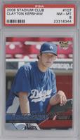 Clayton Kershaw (In Dugout) [PSA 8 NM‑MT]