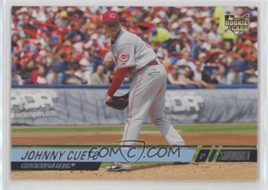 2008 Topps Stadium Club - [Base] #116.1 - Johnny Cueto (Horizontal, White Jersey)