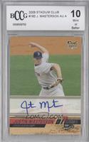 Justin Masterson [BCCG 10 Mint or Better]