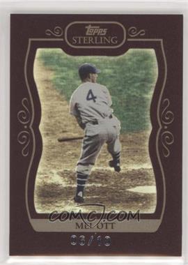 2008 Topps Sterling - [Base] - Burgundy Frame #12 - Mel Ott /10