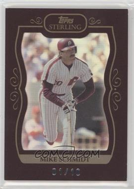 2008 Topps Sterling - [Base] - Burgundy Frame #159 - Mike Schmidt /10