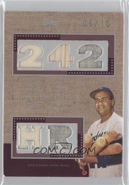 2008 Topps Sterling - Career Stats Relics Five #5CS-41 - Roy Campanella /10
