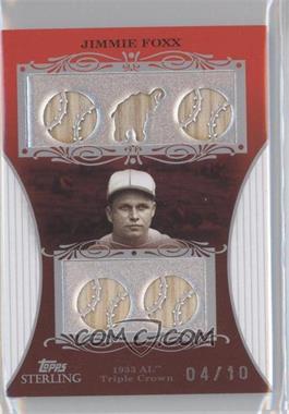 2008 Topps Sterling - Moments Relics Five #5SM-12 - Jimmie Foxx /10