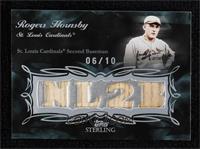 Rogers Hornsby #/10
