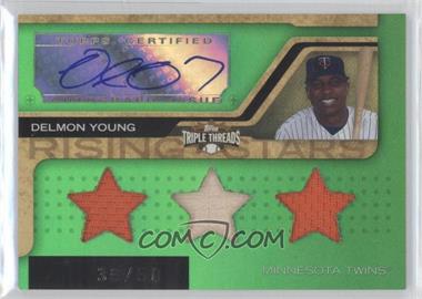 2008 Topps Triple Threads - [Base] - Emerald #188 - Rising Stars - Delmon Young /50