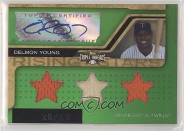 2008 Topps Triple Threads - [Base] - Emerald #188 - Rising Stars - Delmon Young /50