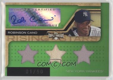 2008 Topps Triple Threads - [Base] - Emerald #213.1 - Rising Stars - Robinson Cano (Stars) /50