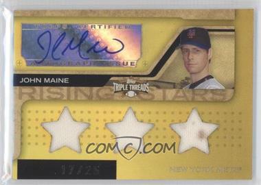 2008 Topps Triple Threads - [Base] - Gold #185 - Rising Stars - John Maine /25