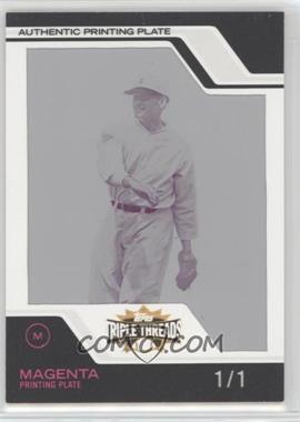 2008 Topps Triple Threads - [Base] - Printing Plate Magenta #222 - Walter Johnson /1