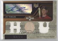 Triple Relic Autograph - J.R. Towles (HOU) #/75