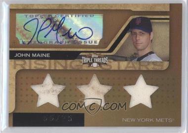 2008 Topps Triple Threads - [Base] - Sepia #185 - Rising Stars - John Maine /75