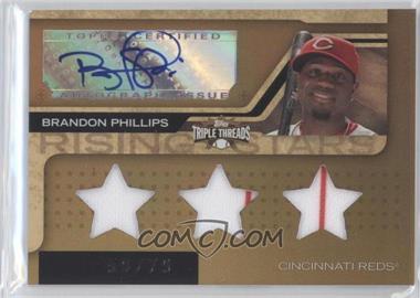 2008 Topps Triple Threads - [Base] - Sepia #205.1 - Rising Stars - Brandon Phillips (Stars) /75